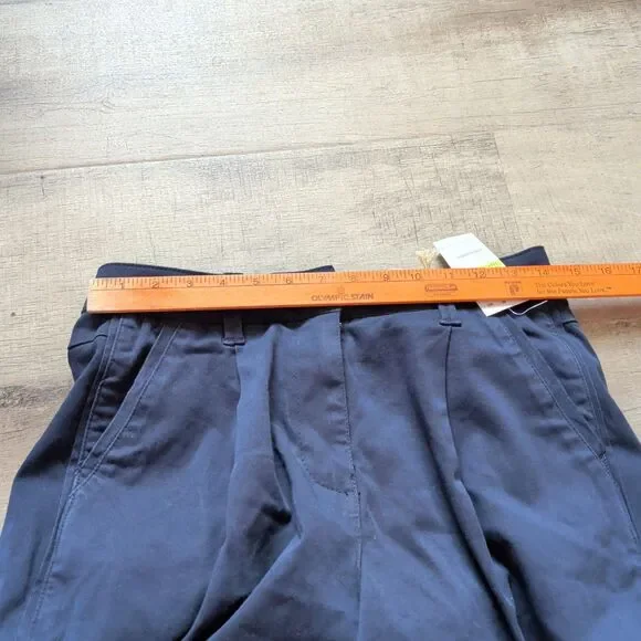 Democracy Ab"solution® Women's Skyrise Colored Trouser Pants Navy Blue Size 4 - Picture 6 of 8